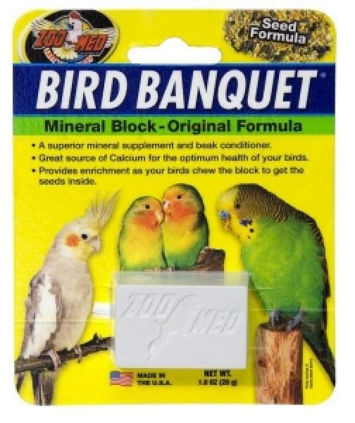 Zoo Med Bird Banquet Mineralblock - Ernährung & Schnabelpflege